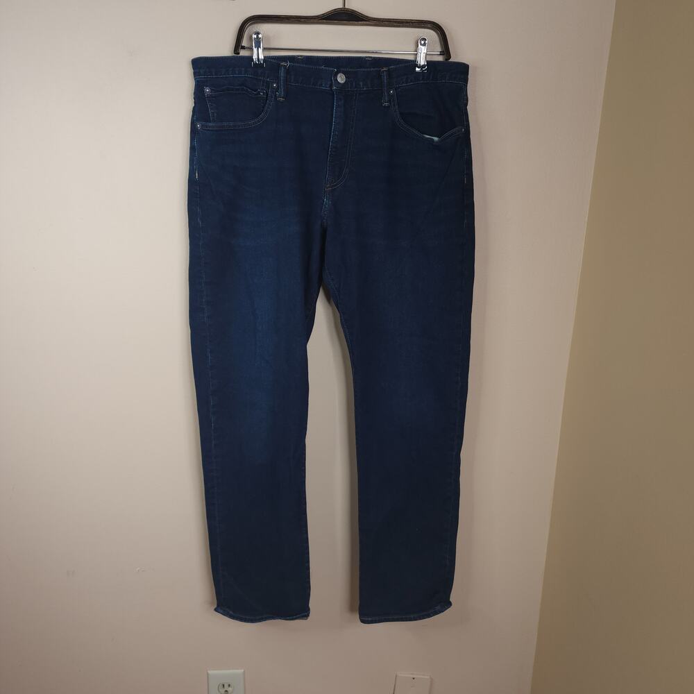 Gap Dark Wash Straight Leg Denim Jeans Size 36x32